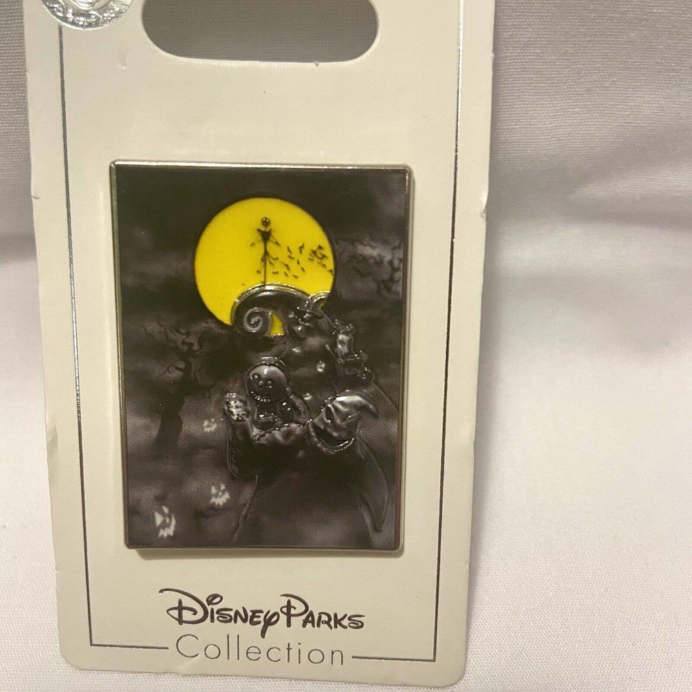 Disney Parks Pin NBC Nightmare Before Christmas Jack and Oogie Boogie Moon Hill